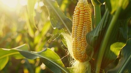 Close-up of Corn on the Cob