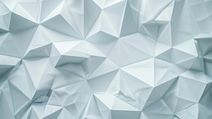 Fototapeta premium White polygon textured background