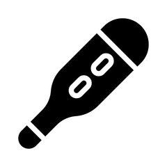 thermometer glyph icon