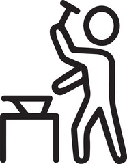 Horse icon symbol vector image Illustration
