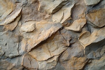 Close up of rough textured sandstone surface