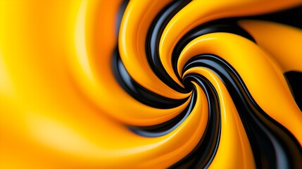 Concentric circles of swirling lines, abstract geometric art, bright and contrasting colors, modern and minimalistic style, sharp focus.