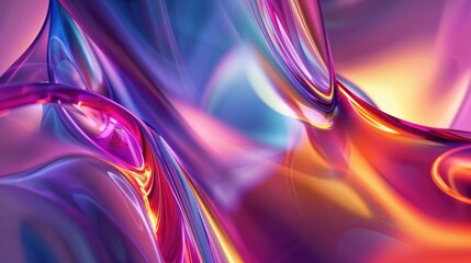 Abstract background with smooth shapes