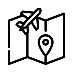 map line icon