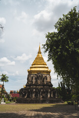 Fototapeta premium Golden Wat Chiang Man Thailand Temple