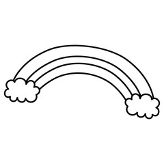 Rainbow Outline