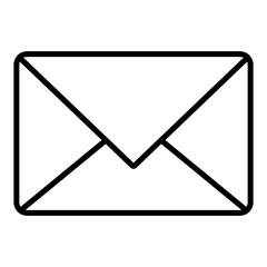 Mail icons. email sign and symbol. E-mail icon. Envelope icon, e mail line icon, Message Line Icon with Editable Stroke. Suitable for Web Page, Mobile App, UI, UX and GUI design