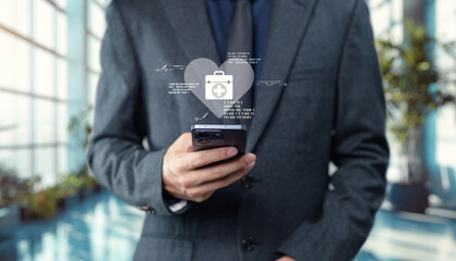 Health check up, body care, dietary supplements and medical business, patient health check up, body surgery