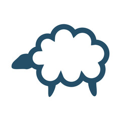 Sheep icon logo design