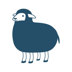 Sheep icon logo design