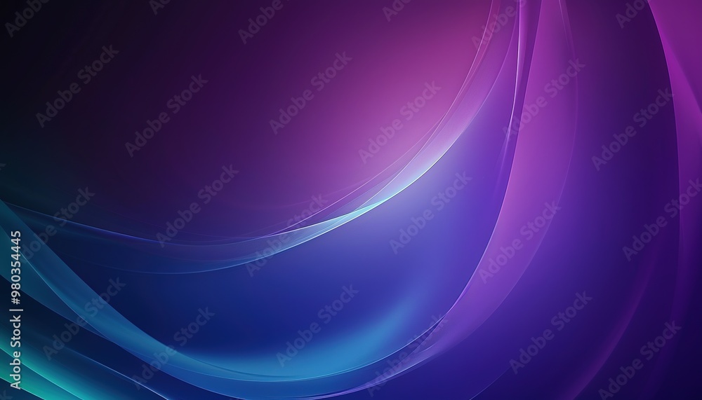 Wall mural abstract purple, blue gradient background