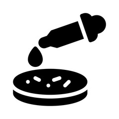 pipette glyph icon