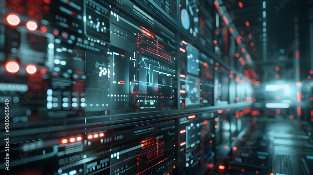 Poster advanced monitoring cybersecurity threats in secure data center environment