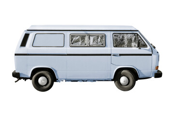 Retro van png sticker, transparent background