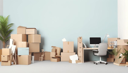 moving in the office