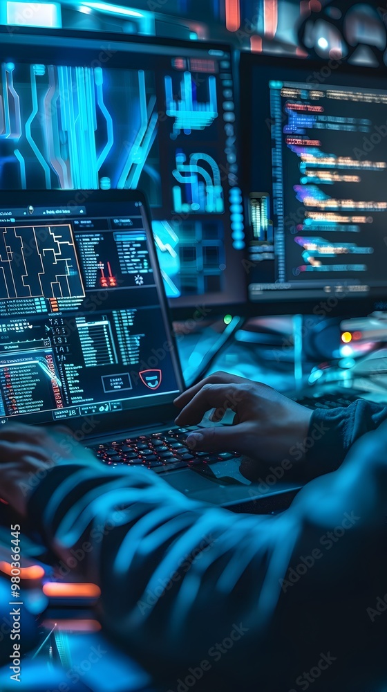 Poster advanced cybersecurity technology and testing tools in high tech cyber lab