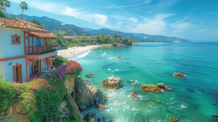 Vacation Rental Investments: Beautiful vacation rental property by the beach or in the mountains, showcasing the appeal of short-term rental investments.