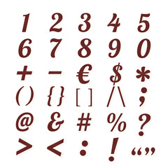 Red number 1 sign symbol icon transparent background png