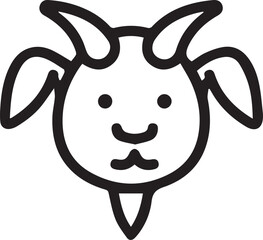 Horse icon symbol vector image Illustration
