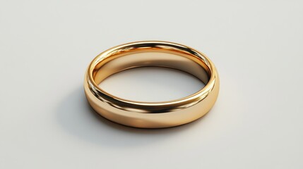 Gold Wedding Band Ring