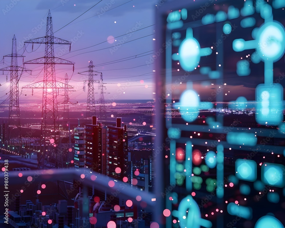 Poster ai powered smart grid monitoring and renewable energy management system