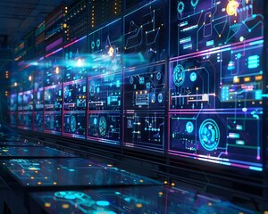 Smart Grid Real Time Electricity Distribution Monitoring and Renewable Resource Management in High Tech Control Room