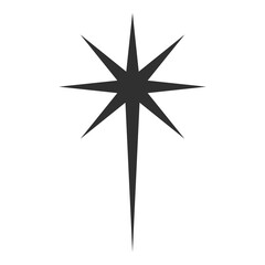 Fototapeta premium Black starburst png sticker, transparent background