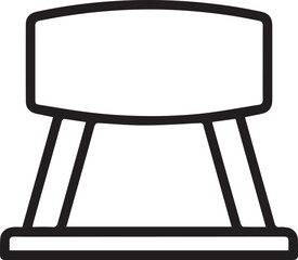 Horse icon symbol vector image Illustration
