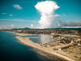 The harbor at Santa Ana, Cagayan is a bustling hub for local fishermen, cargo vessel.