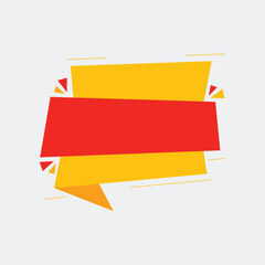 Blank Sale Offer Tag Fully Editable Vector or EPS