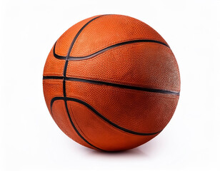 Fototapeta premium basketball isolated on white background