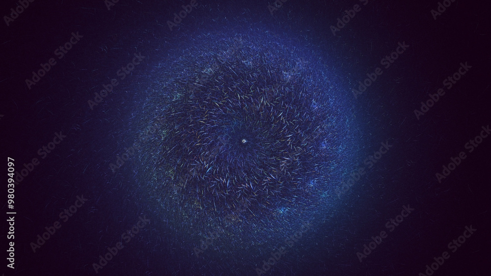 Poster 3d manual rendering abstract colorful fractal light background. its not ai generatd illustration.
