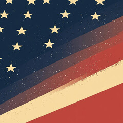 Naklejka premium Gradient background for usa veterans day holiday