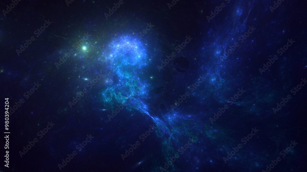 Poster 3d manual rendering abstract colorful fractal light background. its not ai generatd illustration.