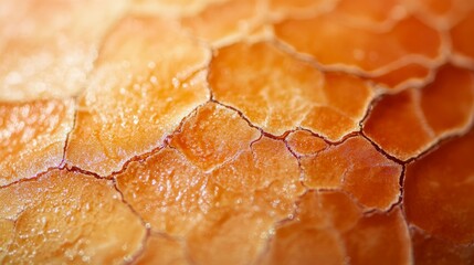 A detailed view of inflamed skin affected by eczema showcases rough texture, pronounced redness, and visible irritation, highlighting the condition's severity and impact