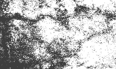 Fototapeta premium Abstract black and white grunge dust grain distressed particle texture white background. Black and white grunge vector background.