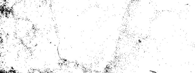 Abstract black and white grunge dust grain distressed particle texture background. Black and white grunge vector background.