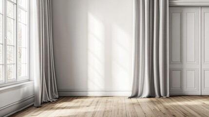 Fototapeta premium Minimalist Interior Design with Natural Light