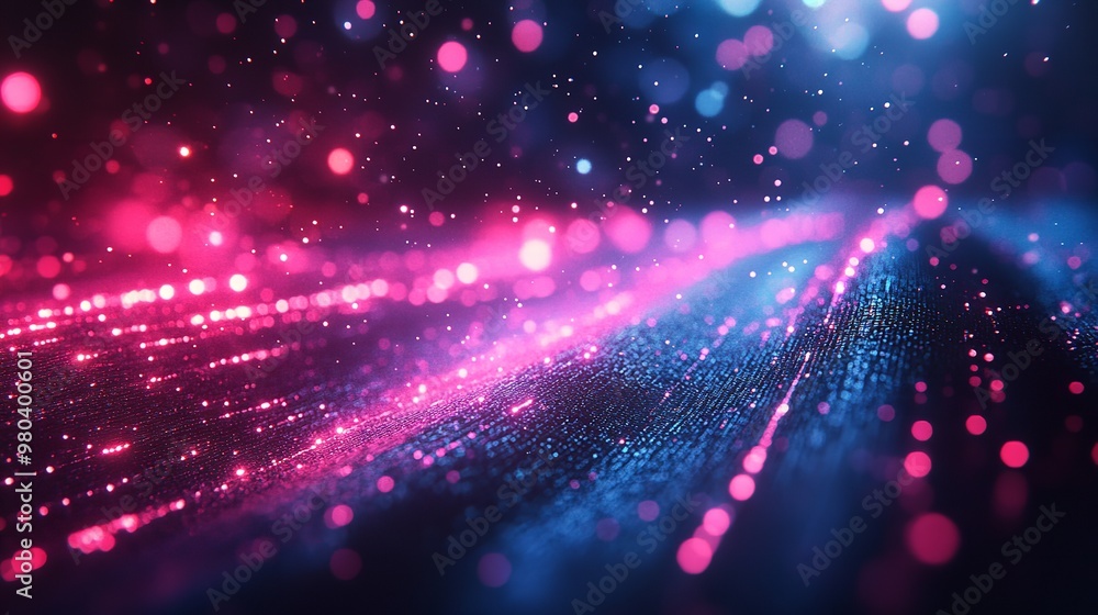 Aufkleber futuristic abstract motion design looping background - 3d render