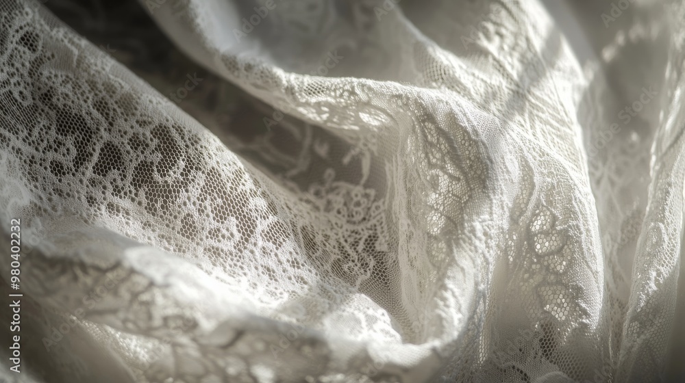 Poster the curtain features rich textures and delicate patterns, creating a soft interplay of light and sha
