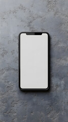 Top view Smartphone mock-up