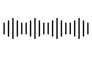 Simple sound wave image, audio Symbol image, audio frequency png image, sound wave vector image