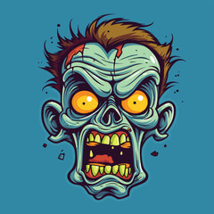 Zombie with Angry Expression