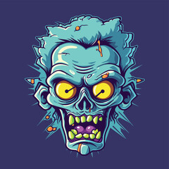 Zombie with Spiked Hair