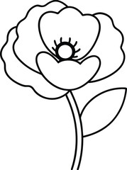 Edelweiss Flower in Abstract Vector: Artful Simplicity and Beauty
