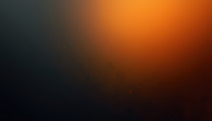 Abstract Dark Charcoal and Burnt Orange Gradient Noisy Grain Background Texture