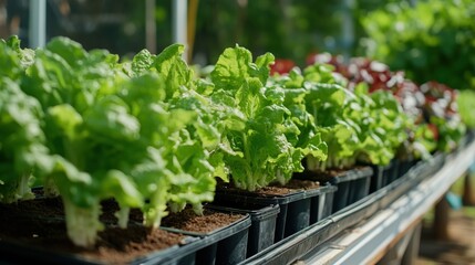 Automated hydroponic vertical farm with lush greenery for sustainable urban agriculture