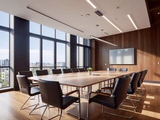 Fototapeta premium Empty meeting room in the office