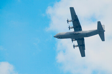 KOREA- september 10, 2024: The Fighter Squadron of the United States Air Force and the host unit at Osan Air Base, South Korea returning home.