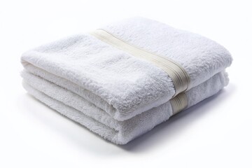 Soft, fluffy bathroom towel with a clean, minimalist transparent design on a white background, perfect for customization and product display or e-commerce uses.